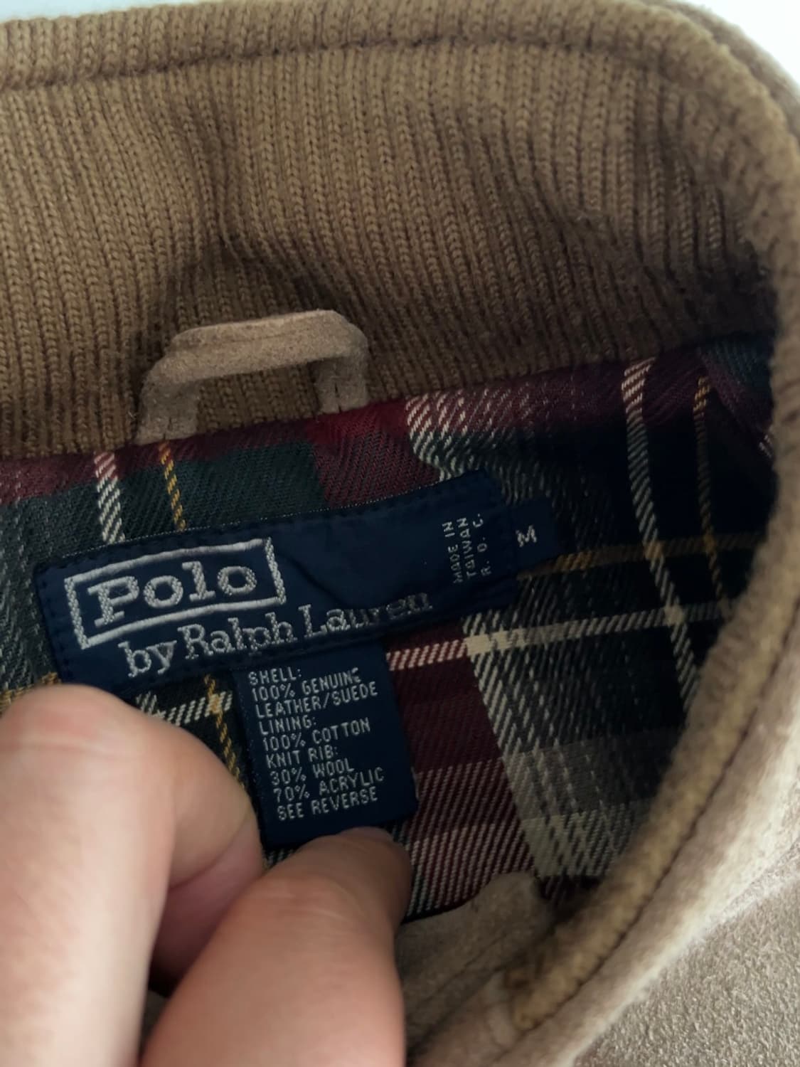 폴로 랄프로렌 스웨이드 자켓 M 상품이미지7