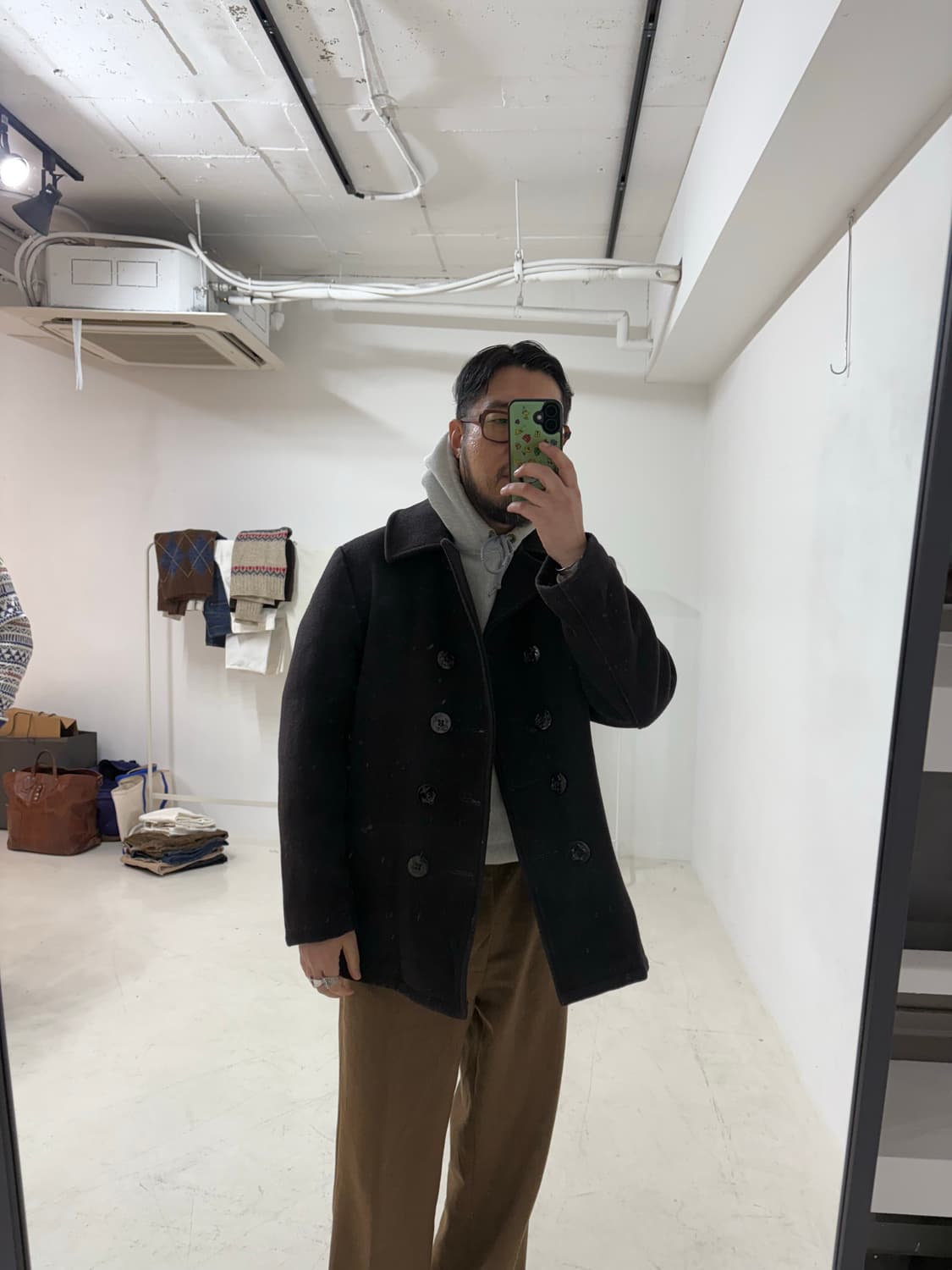 80‘s Schott Classic Melton Wool PeaCoat  상품이미지10