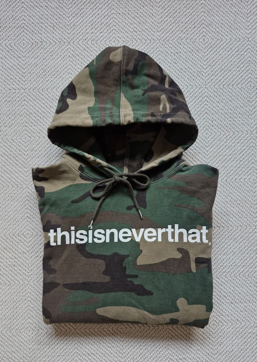 디스이즈네버댓 카모 후드티 L 상품이미지4