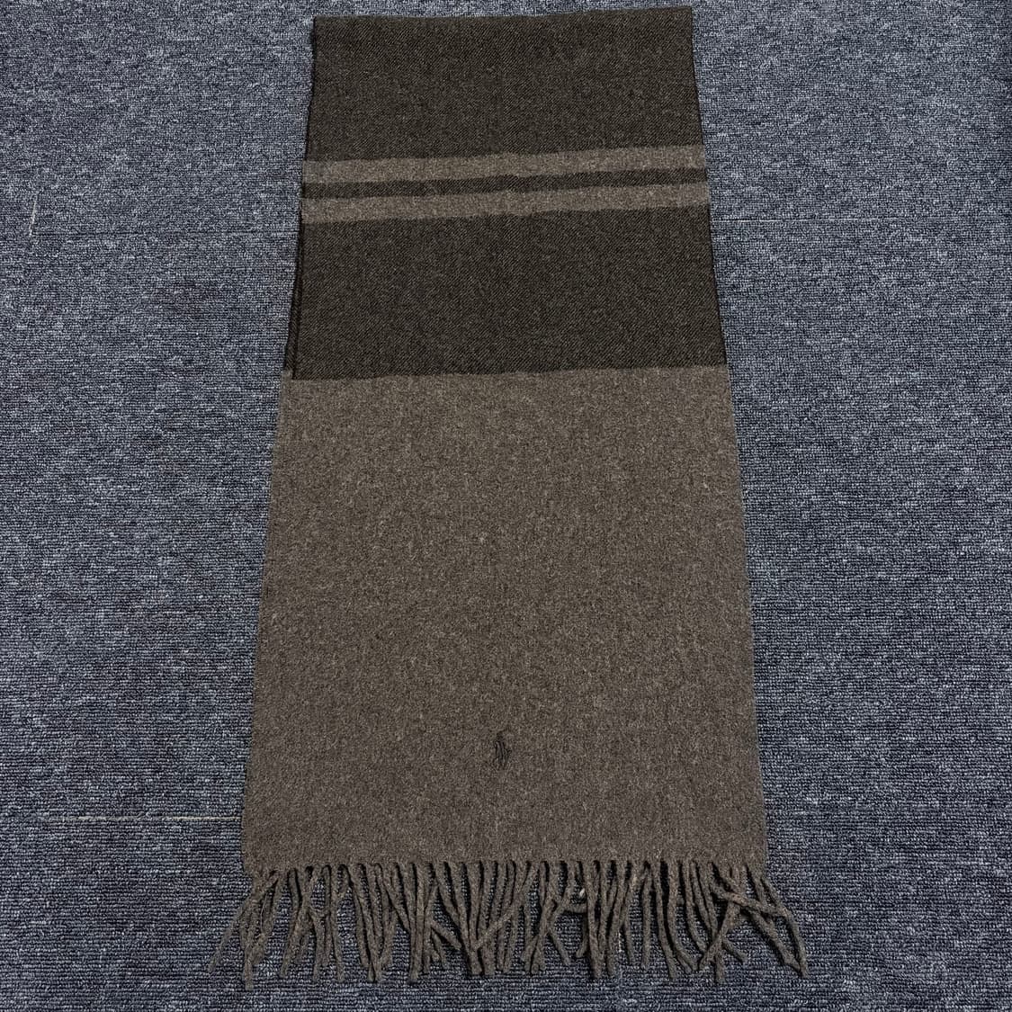 폴로 랄프로렌 그레이 투톤 머플러 상품이미지1