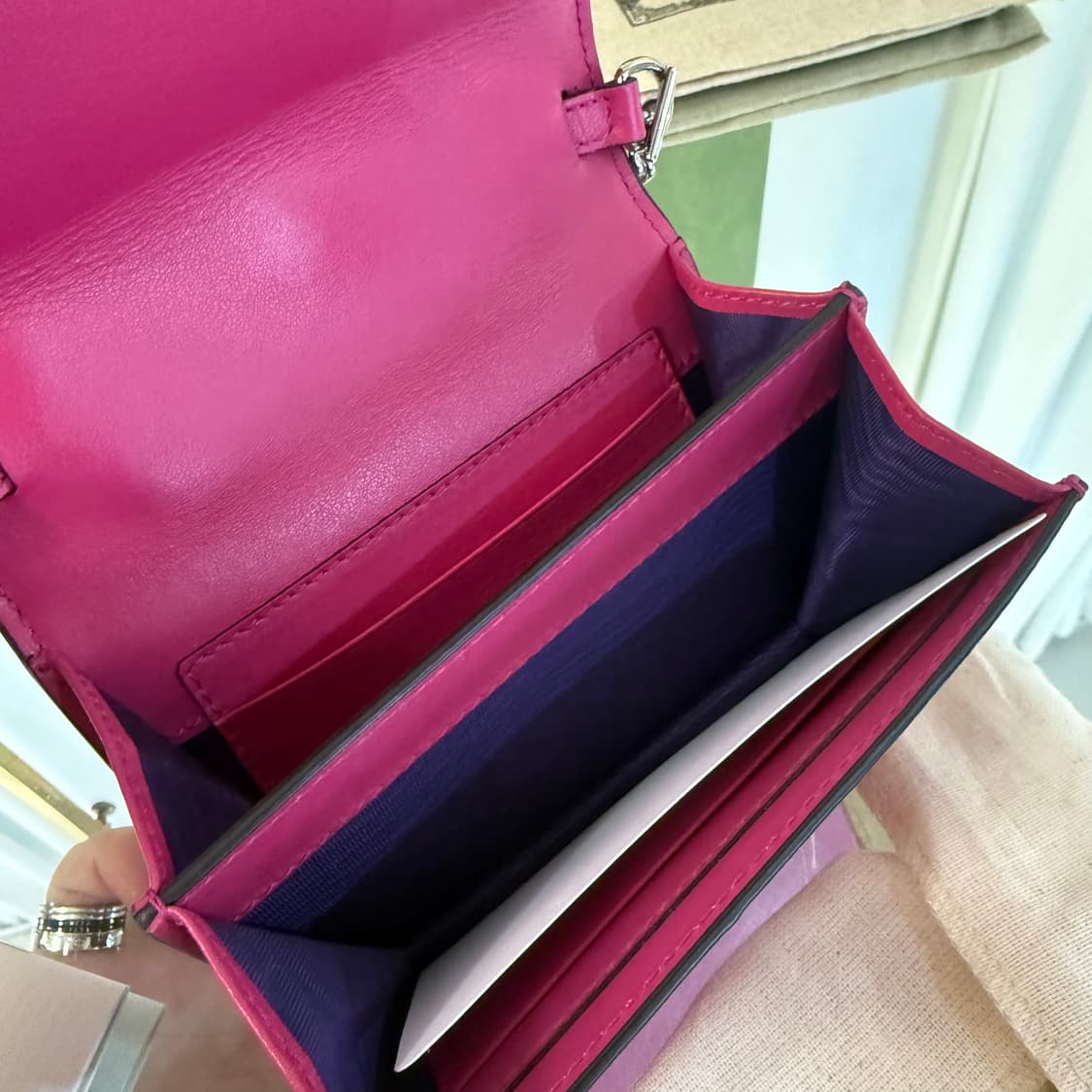 [정품] 구찌 GG 마틀라세 미니 크로스백 723777 상품이미지8