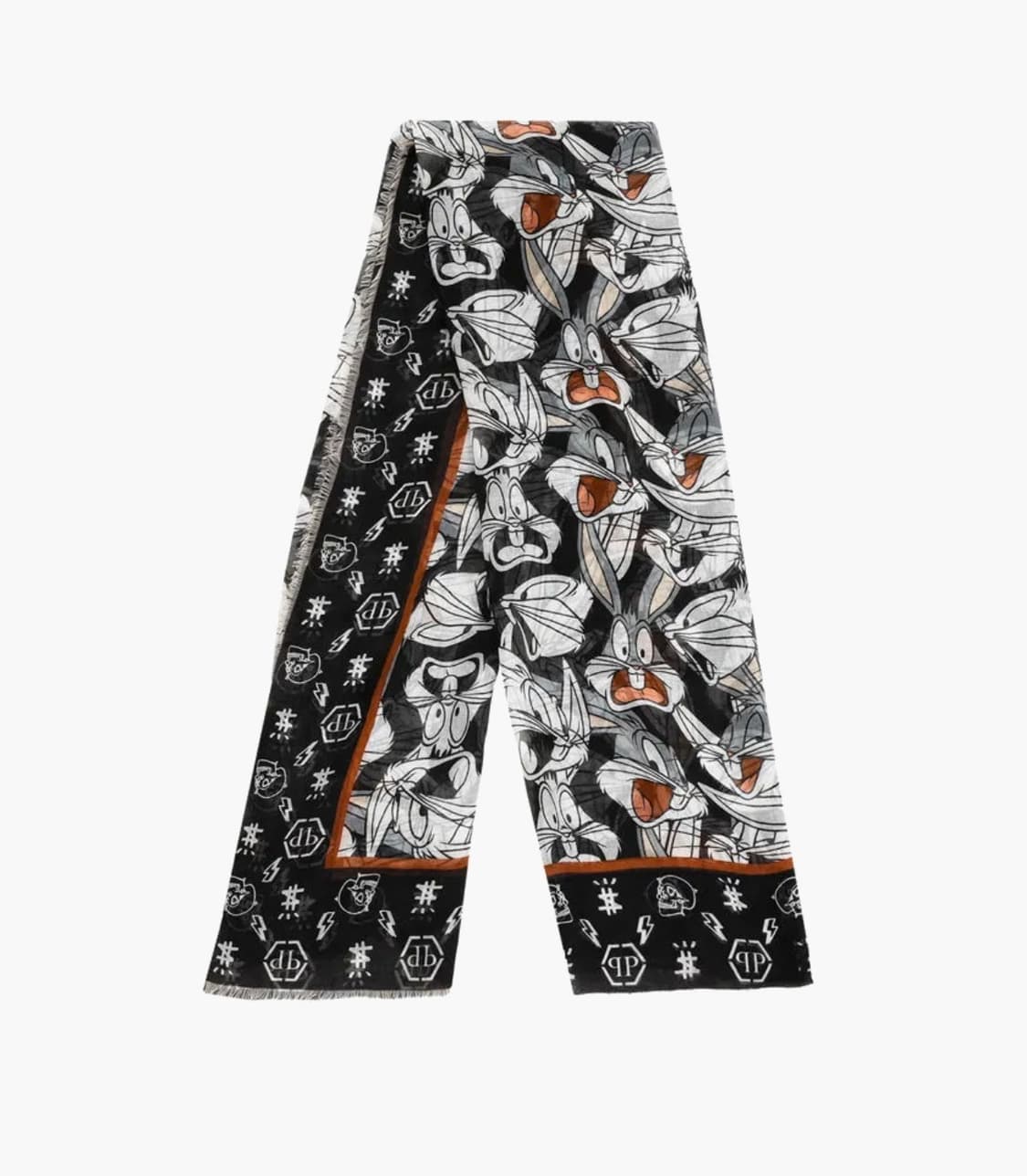 (OS) 필립플레인 모달 실크 버니 머플러 블랙  상품이미지2