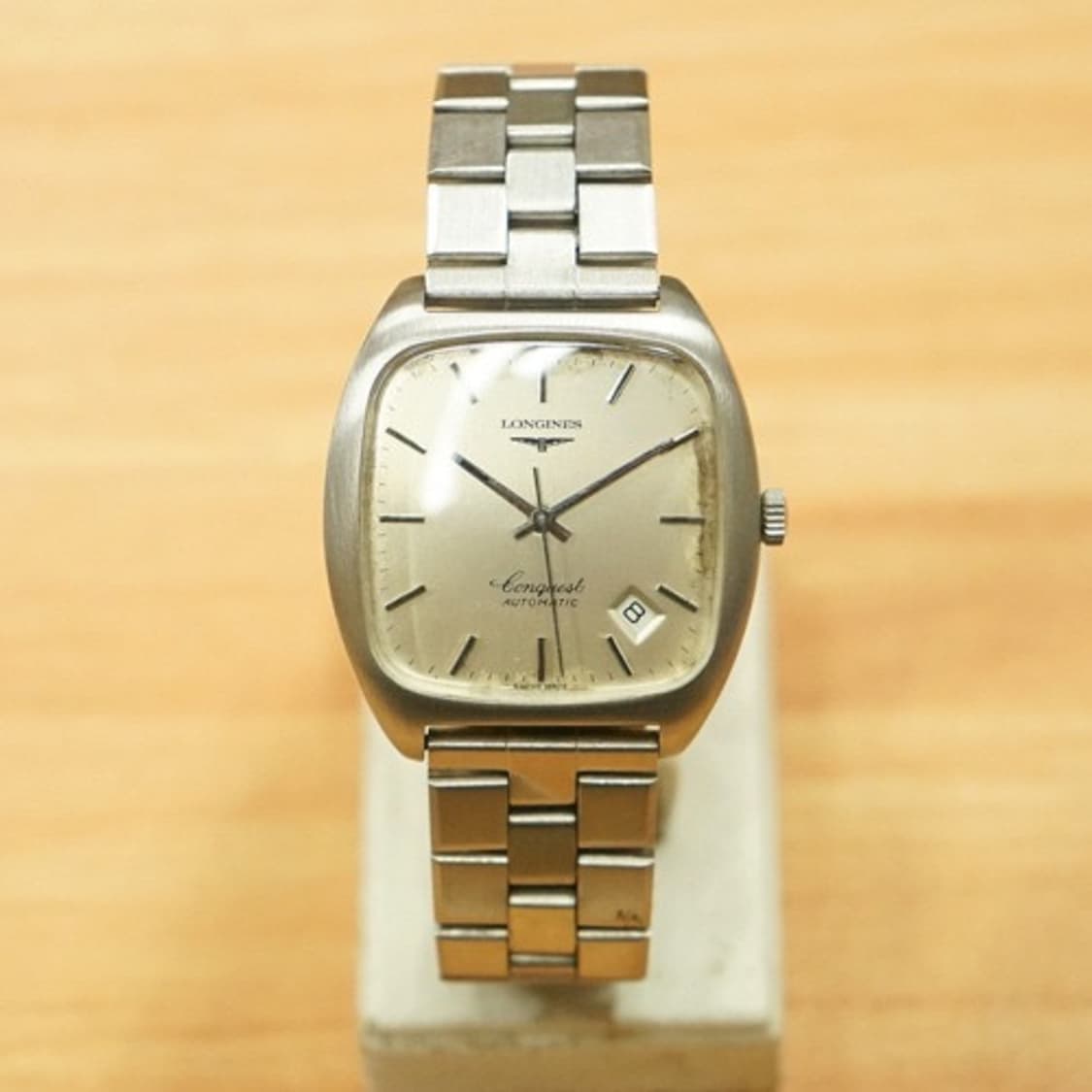 70s 론진 콘퀘스트 ref 1044 cal 633 스퀘어 프레임 시계 상품이미지1