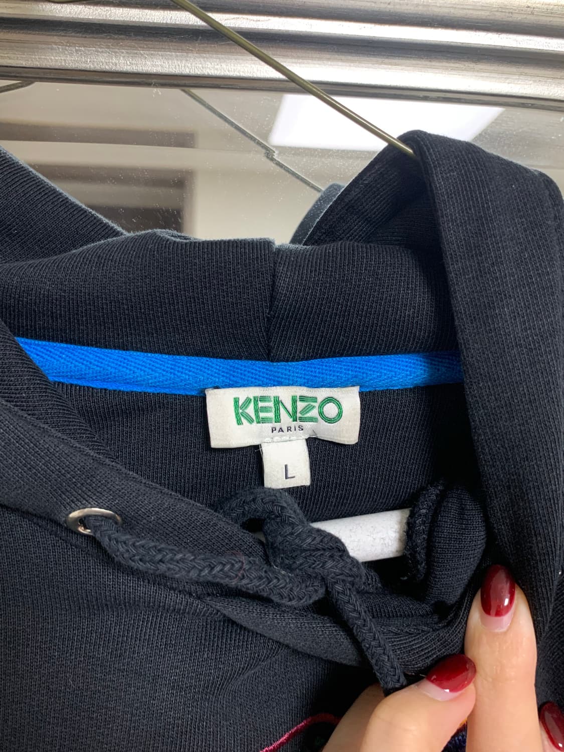 겐조 블랙 후드티 L  상품이미지2