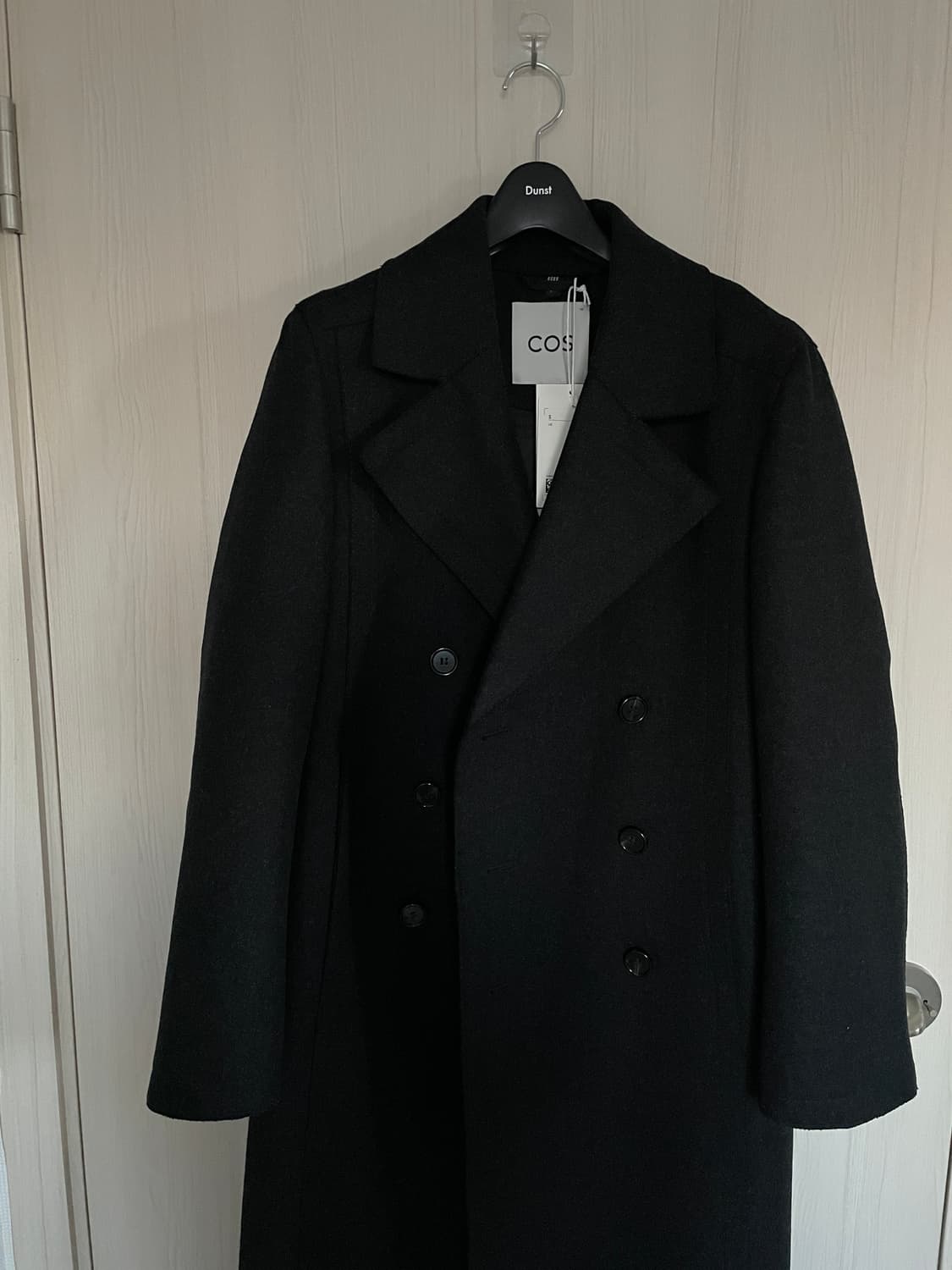 COS 코스 롱 라인 울 피코트 us2 사이즈 택달린 새상품 상품이미지5