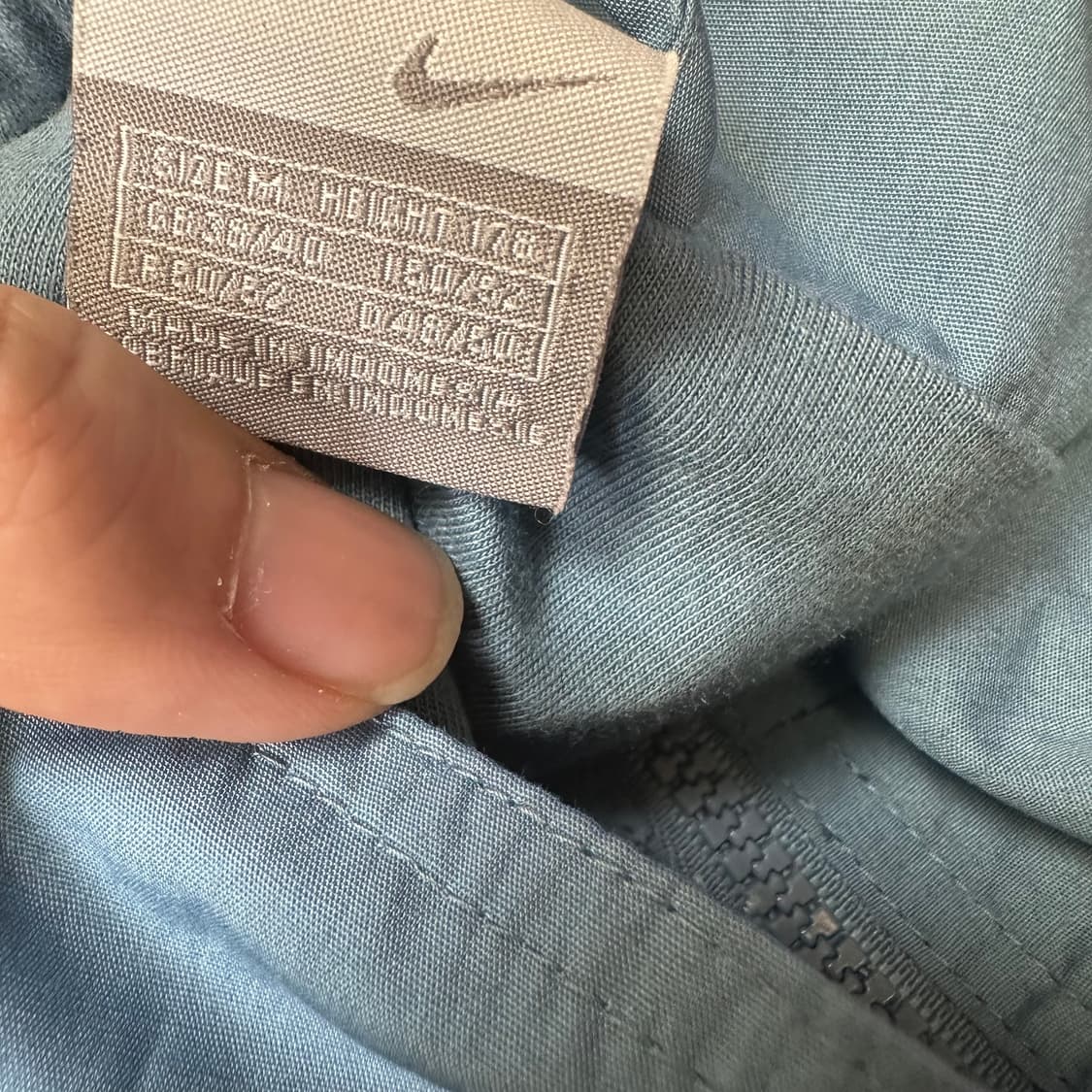 나이키 00s 스카이블루 풋볼바람막이 M 상품이미지3