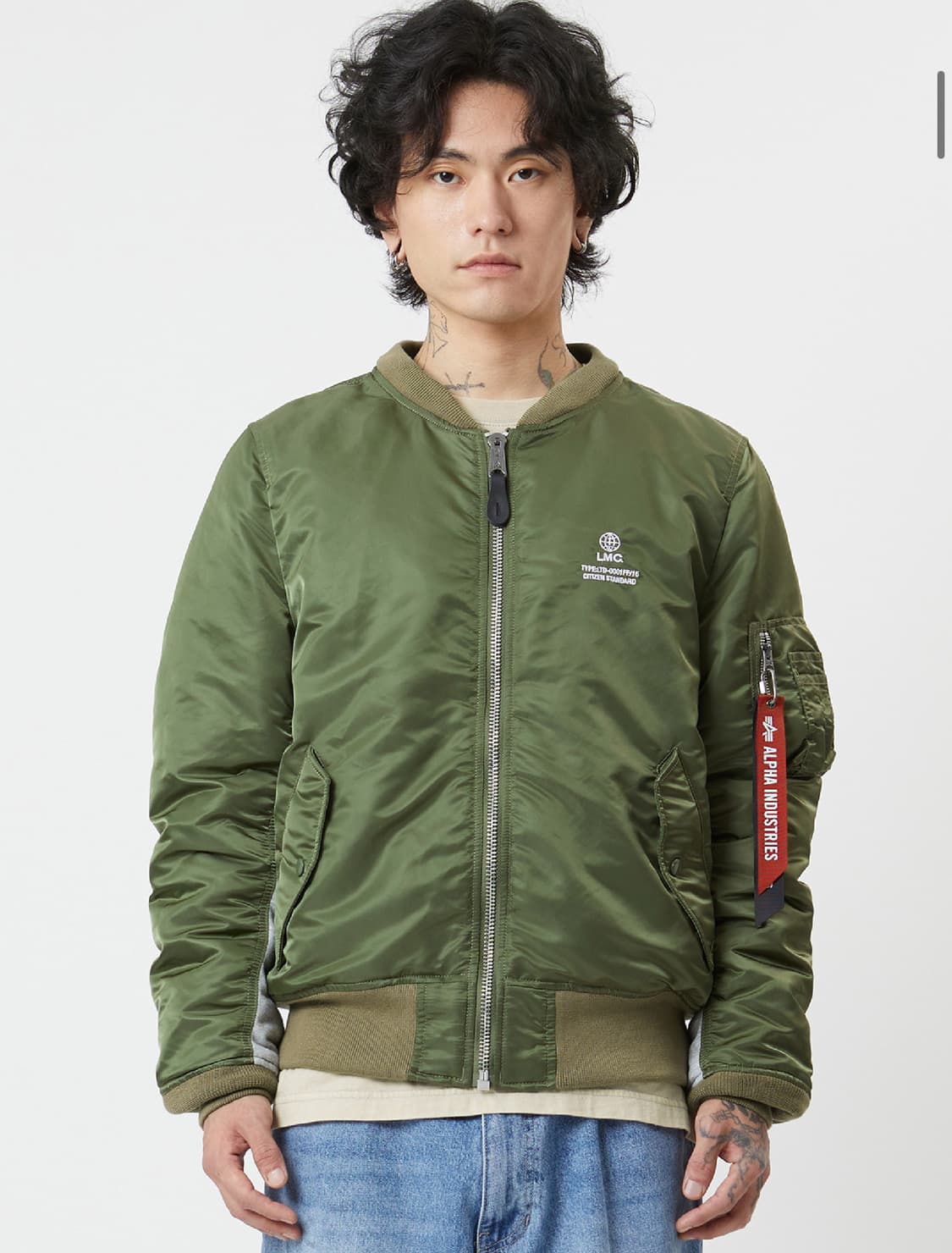 엘엠시 알파인더스트리 MA-1 olive 상품이미지9