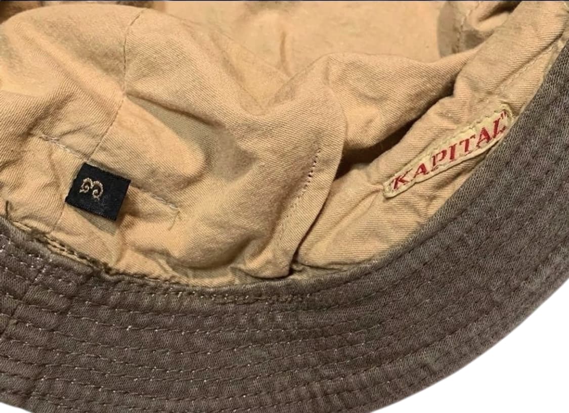 캐피탈 노인과 바다 빈티지가공 버킷햇 상품이미지3