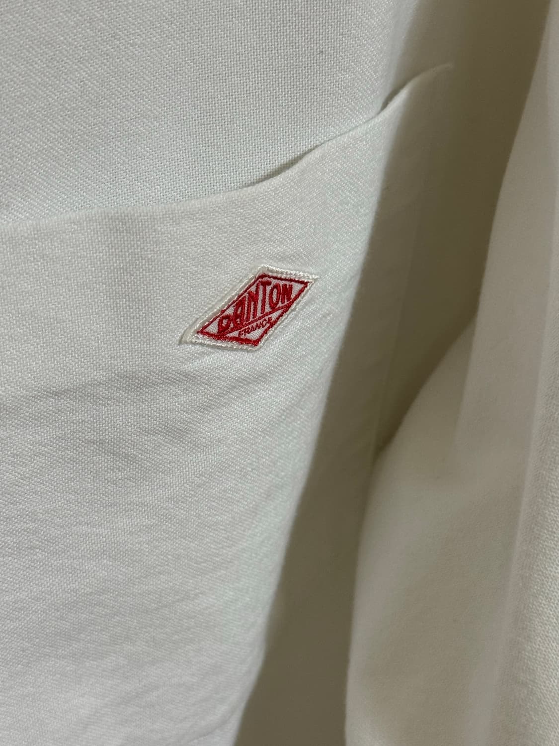 단톤 쿨맥스 루즈핏 화이트 셔츠 상품이미지2