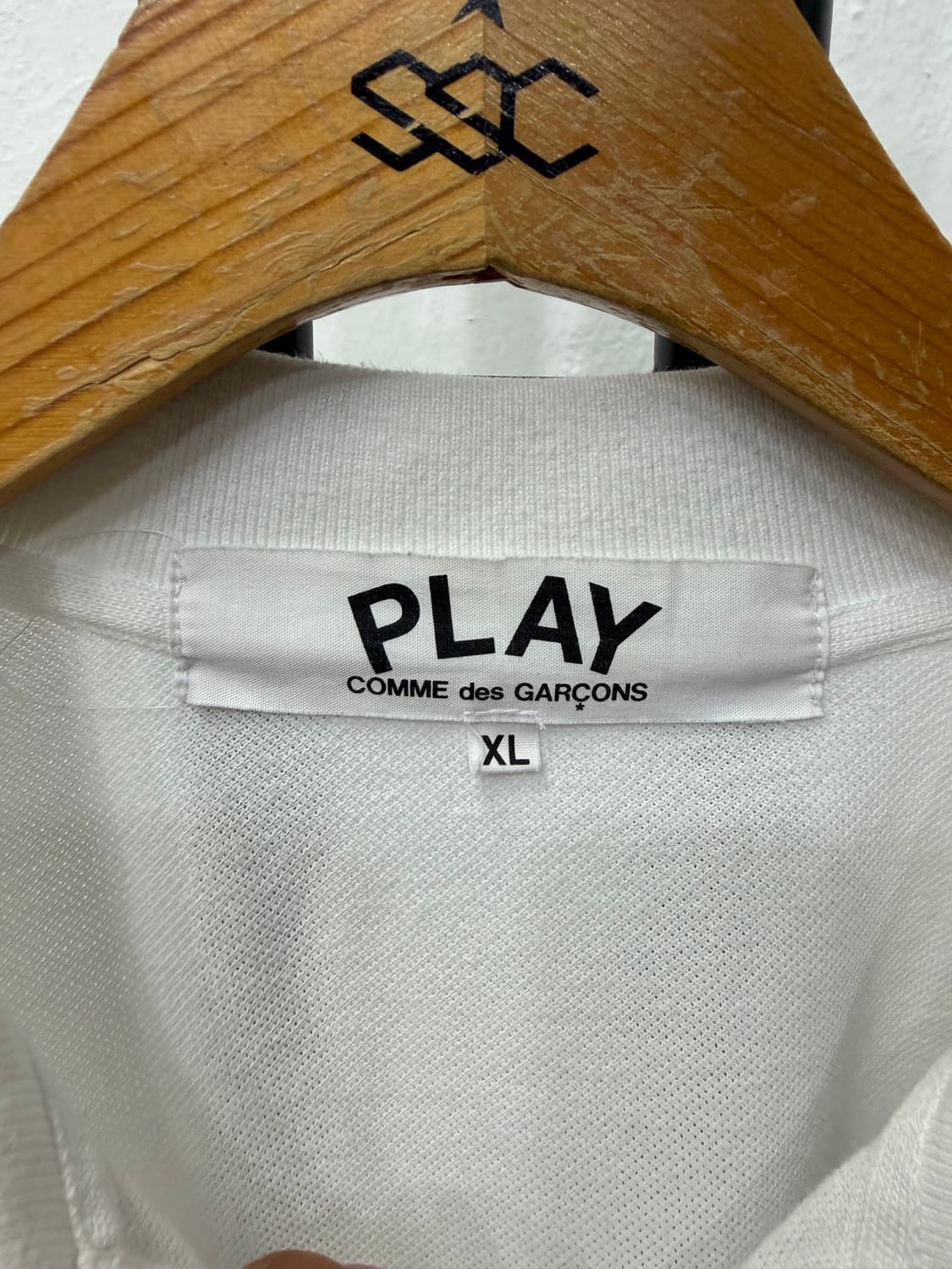 정품) 꼼데가르송 남성 반팔 폴로티 XL  상품이미지6