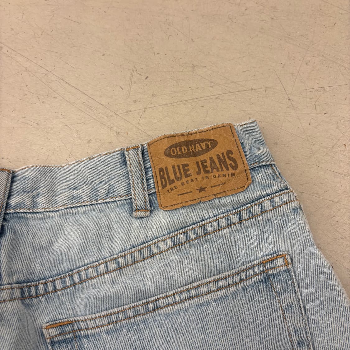 올드네이비 연청 데님 팬츠 상품이미지2