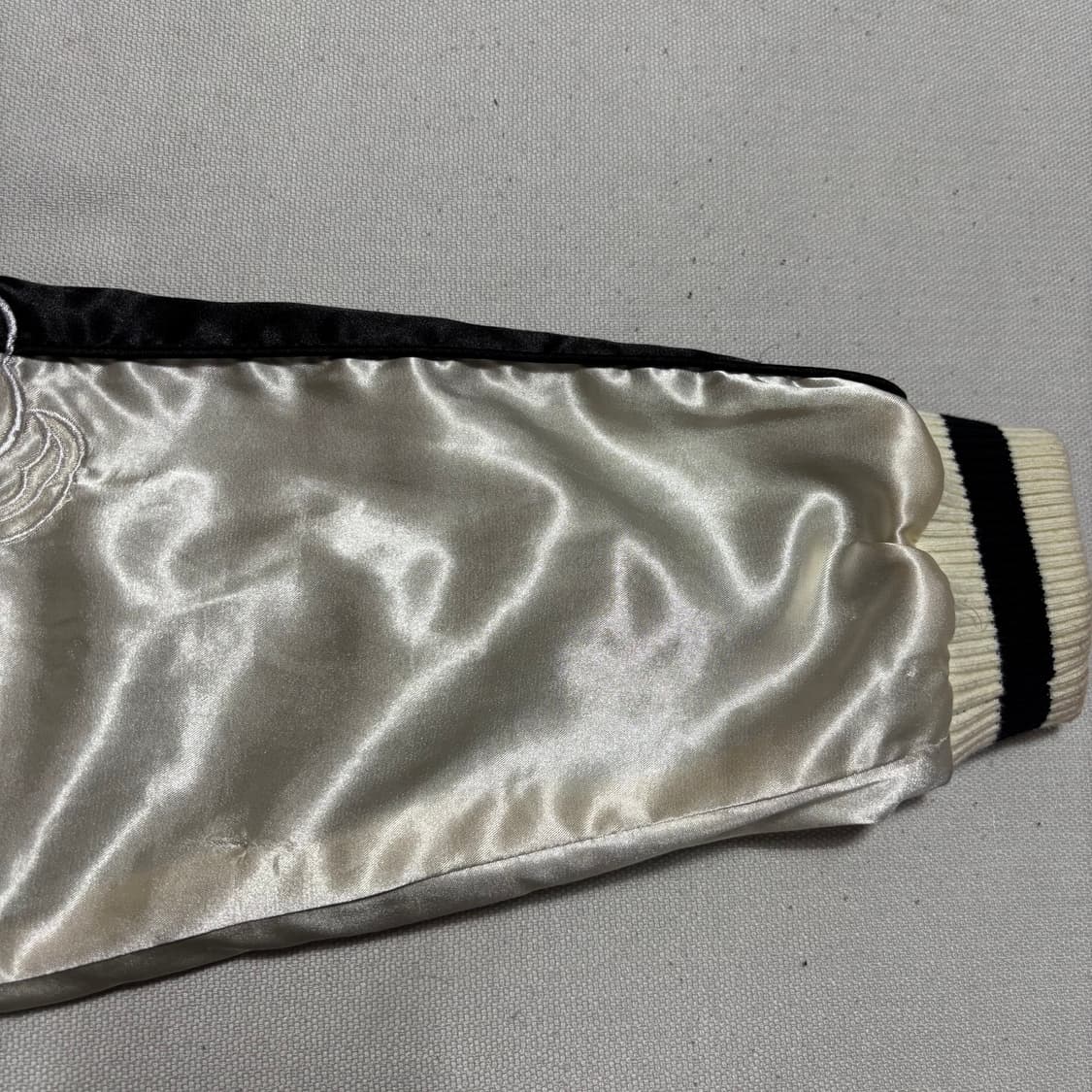 XL jpn 잉어 자수 리버시블 블랙 스카쟌 상품이미지6