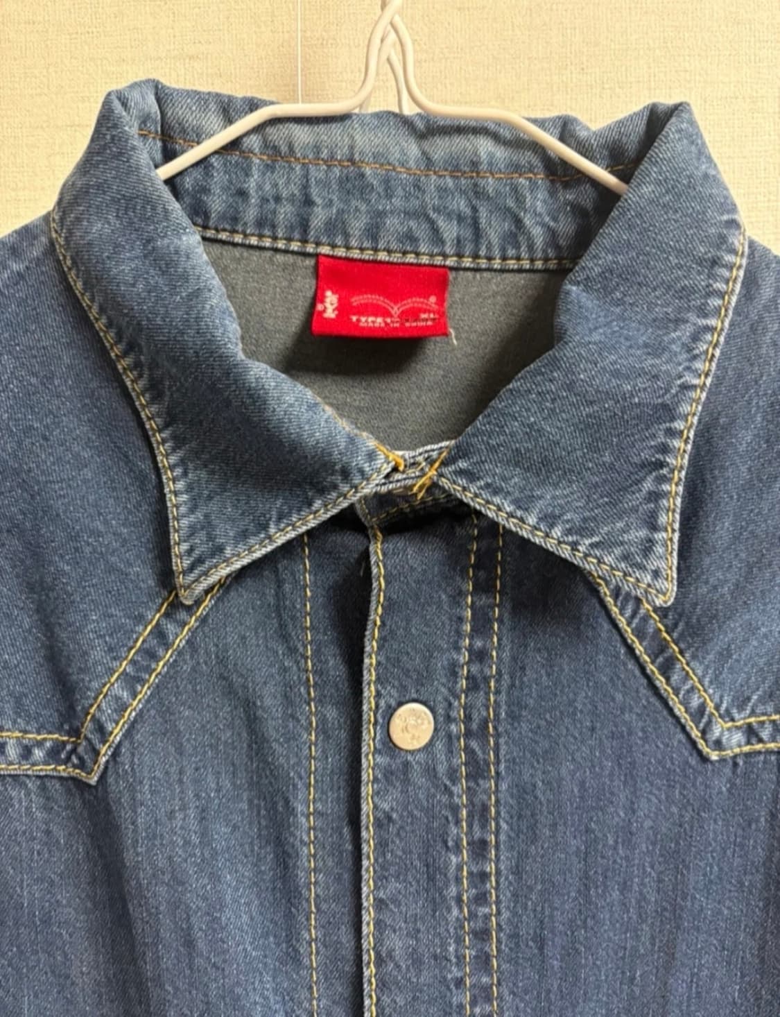 리바이스 TYPE 1 데님셔츠 (XL) 상품이미지3