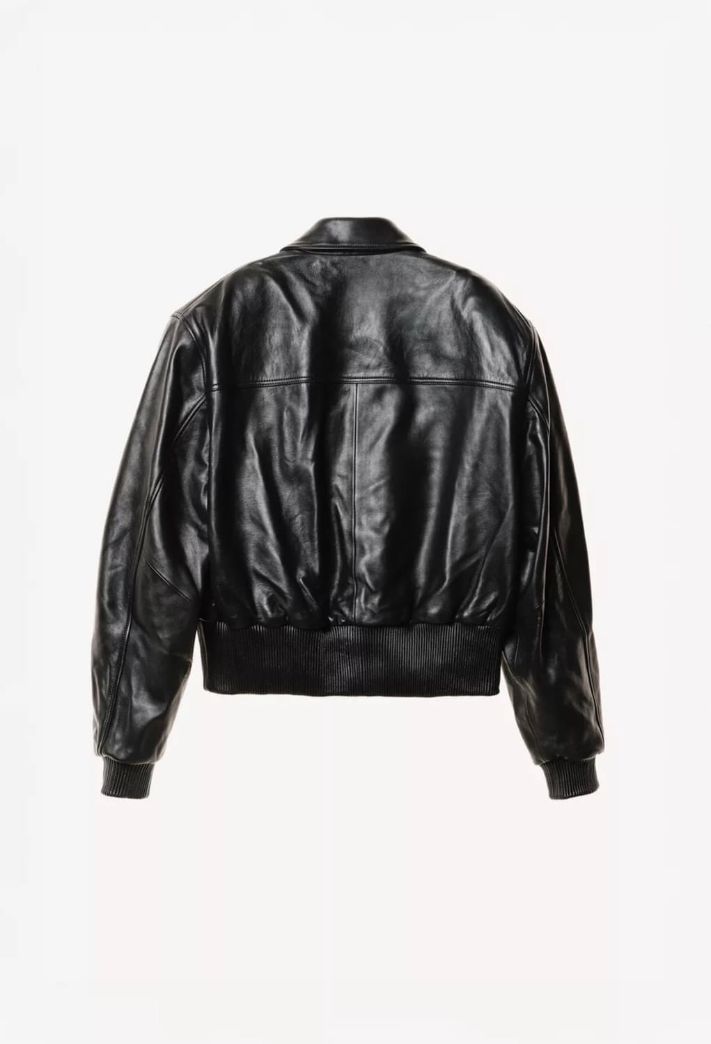 자라 X 윌리차바리아 크롭핏 나파 레더 자켓 M 상품이미지2