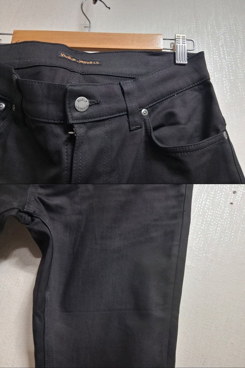 Nudie Jeans 누디진 블랙 데님팬츠 슬랙스 남성 29 30 
원산 상품이미지3