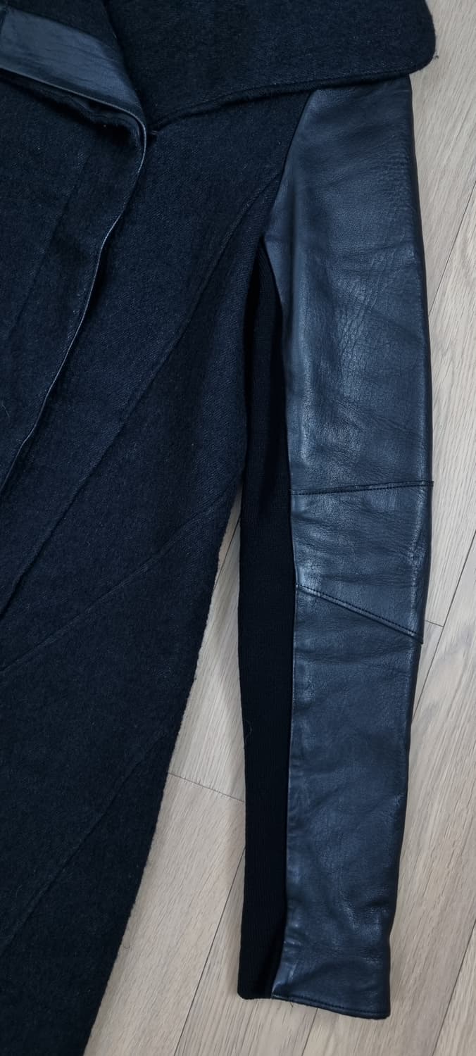 헬무트랭 양가죽,울 숄카라 코트 S _ 여성 상품이미지5