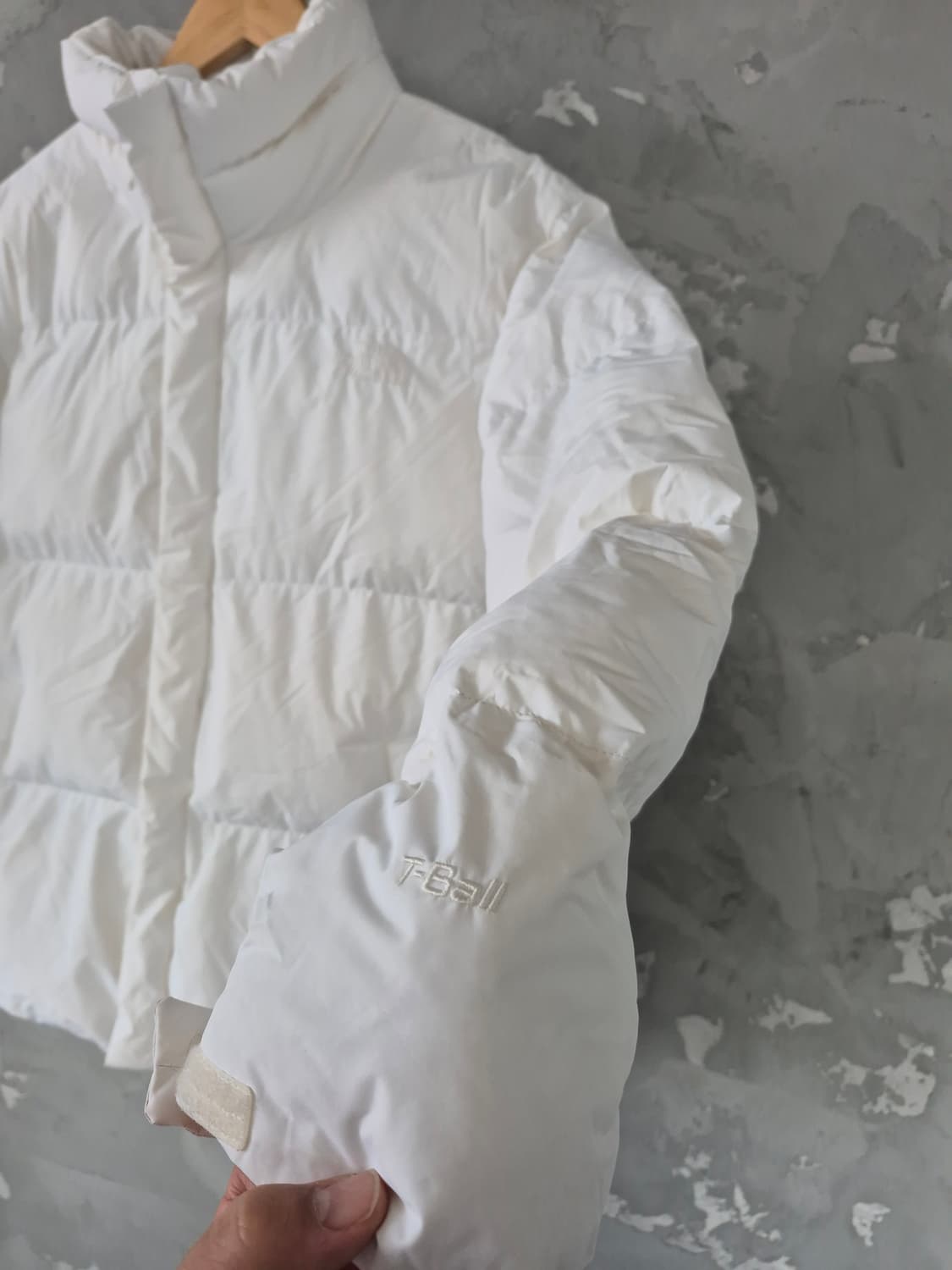 노스페이스 화이트라벨 화이트 패딩 L(100) 사이즈 상품이미지3