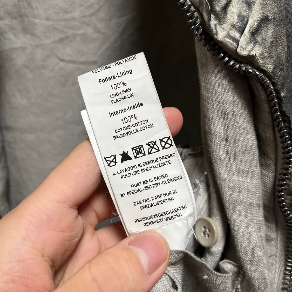 트랜짓 워시드 램스킨 자켓 상품이미지8