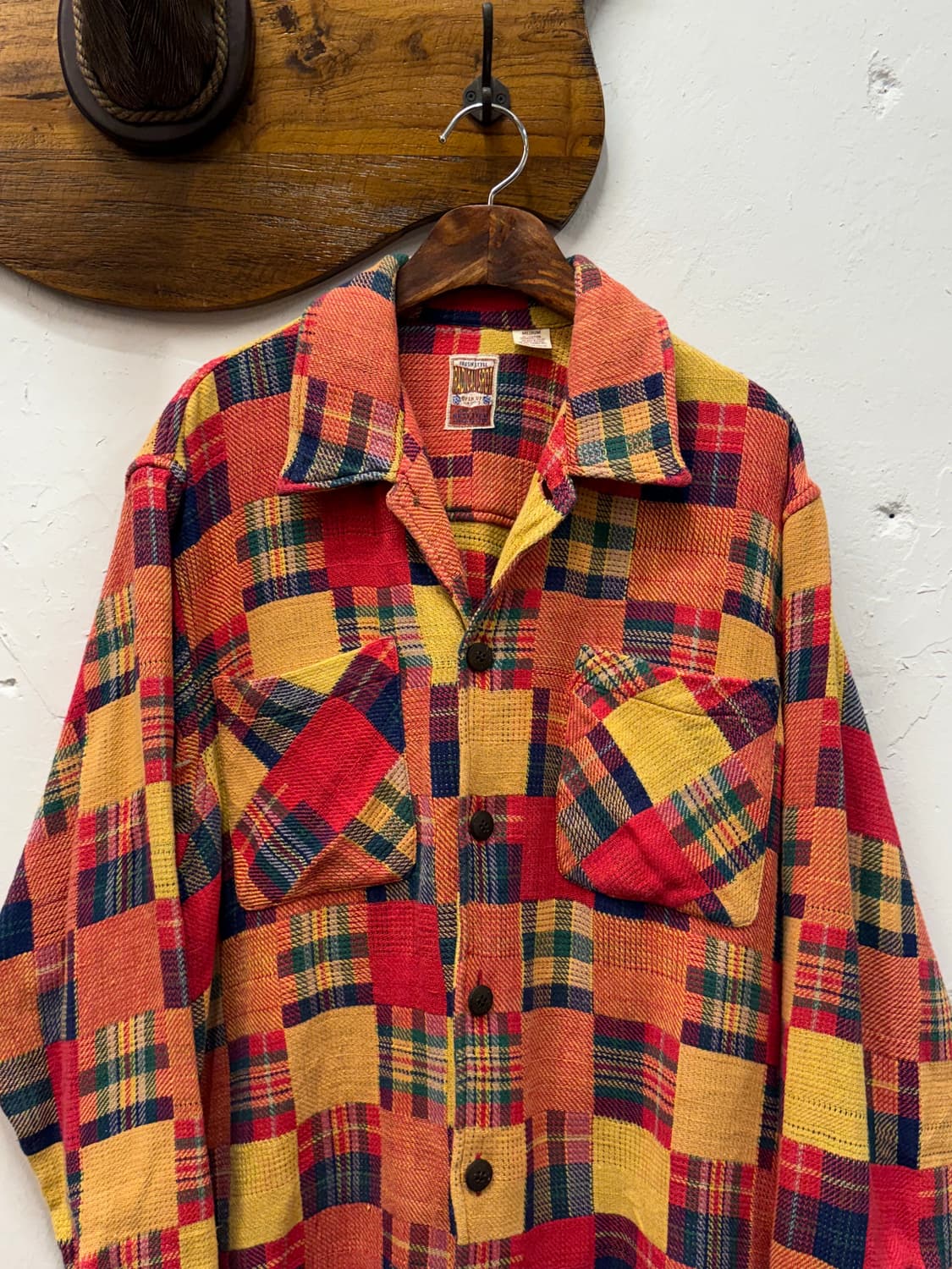 L) Made in India Cotton Patchwork Shirt 상품이미지1