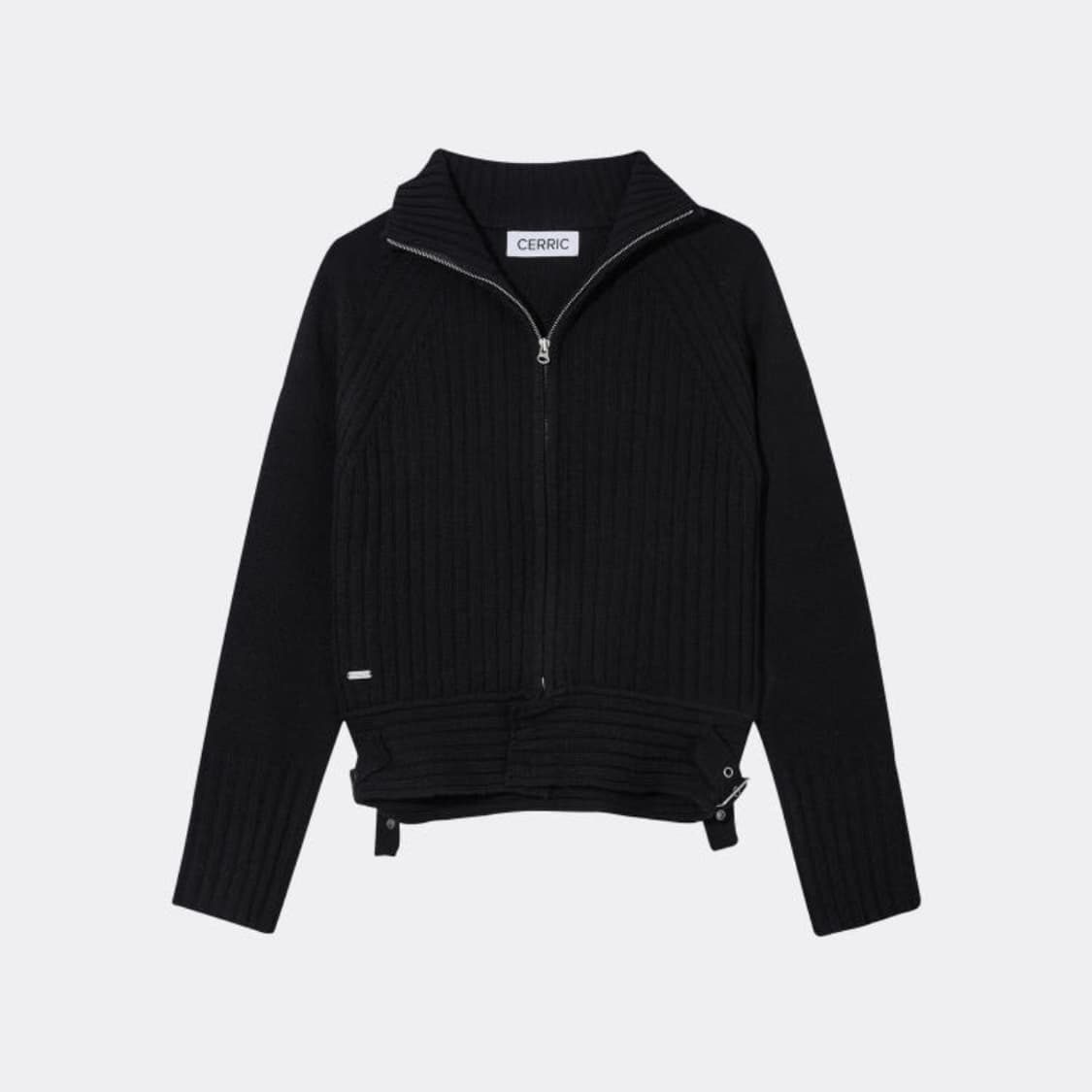 세릭 HEM BUTTON KNIT ZIP UP 니트 집업 새제품 상품이미지1