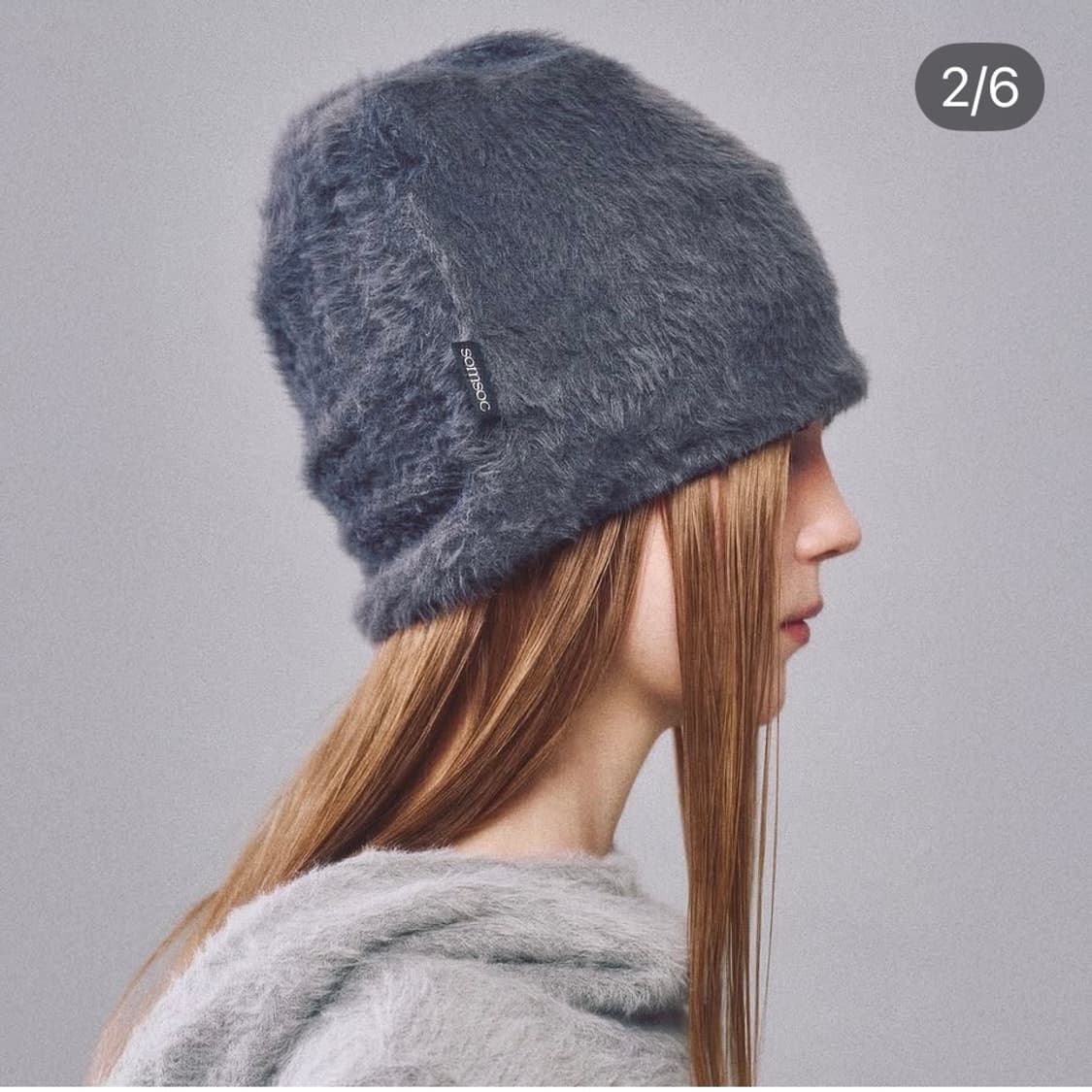 솜속 비니 MOROW BEANIE 차콜 상품이미지3