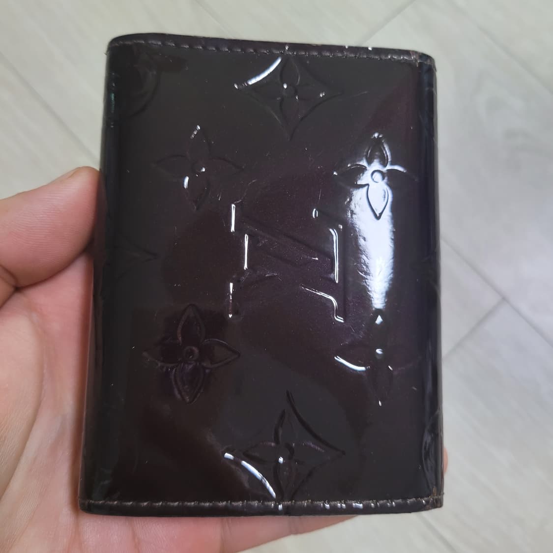 정품 루이비통 모노그램 베르니 카드지갑 상품이미지3