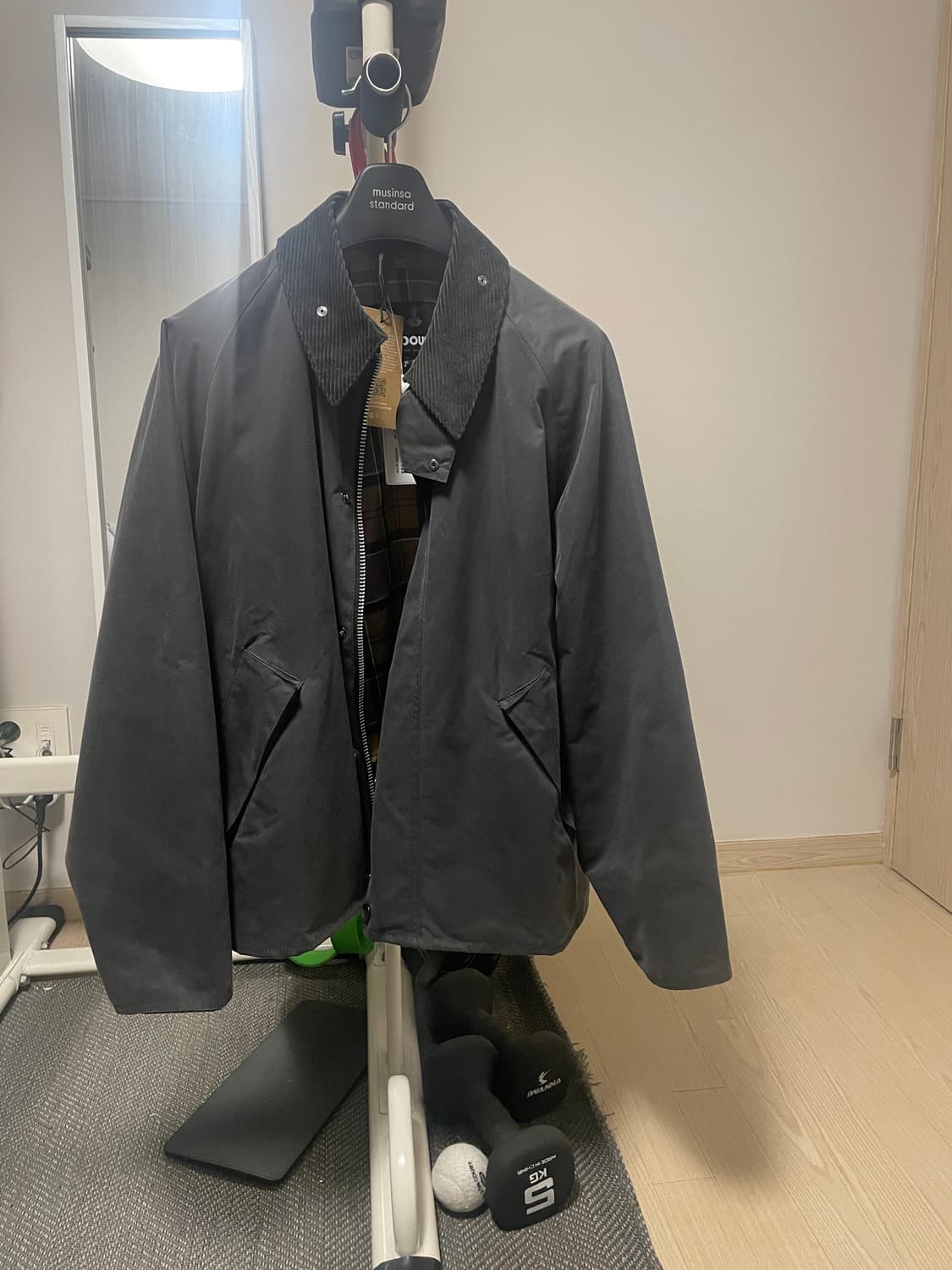 새상품)바버 트랜스포트 그레이 40사이즈 상품이미지1