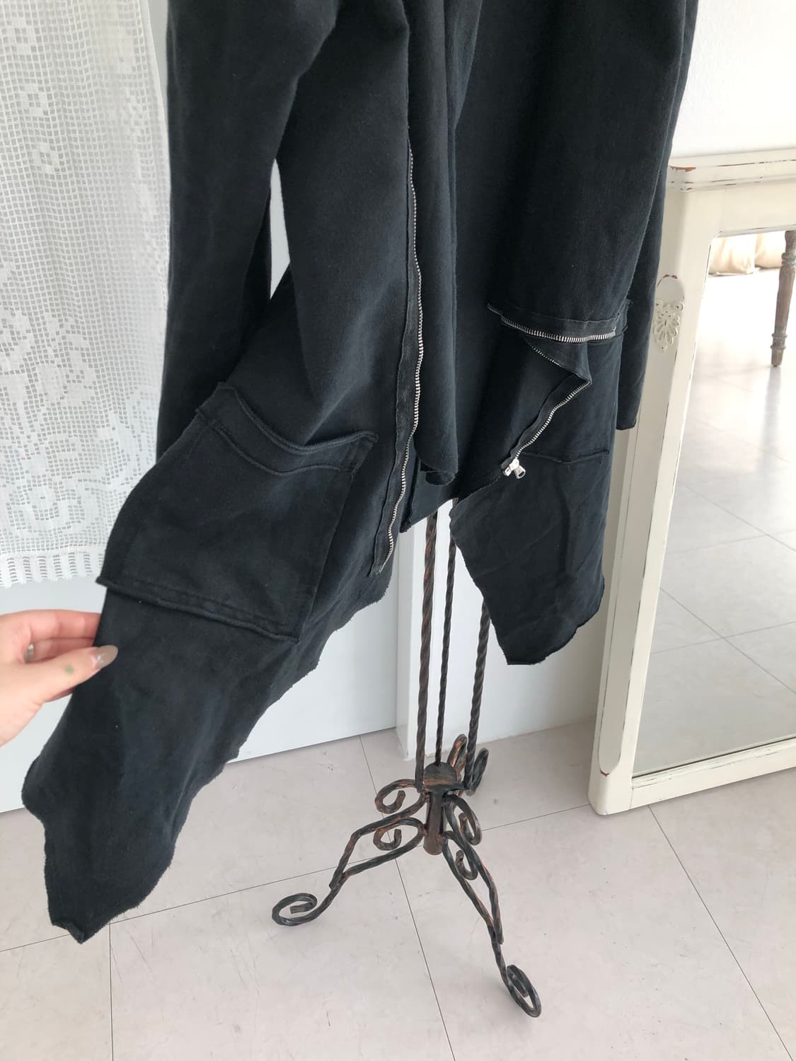 아카이브 비대칭 블랙 자켓 - SUSYMIX (ITALY MADE) 상품이미지3