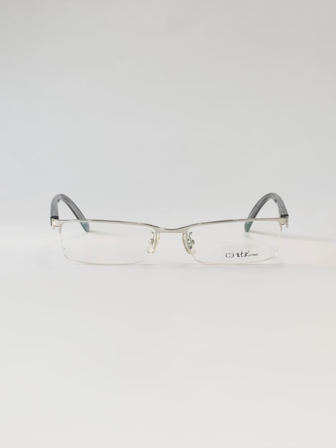 [픽키-638] 하프림 안경 실버 메탈 클래식 프레임 상품이미지3