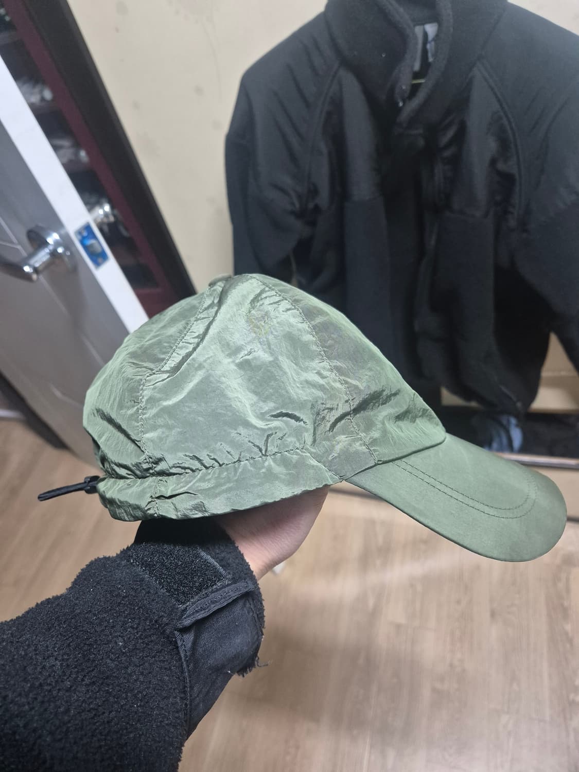 [XL] 21SS 스톤아일랜드 나일론 볼캡 카키 초록 그린 녹색스톤아일랜 상품이미지3