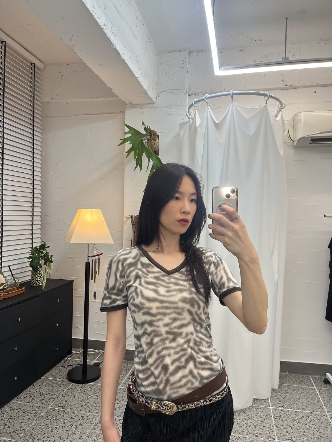 애니멀 프린팅 티셔츠 상품이미지3