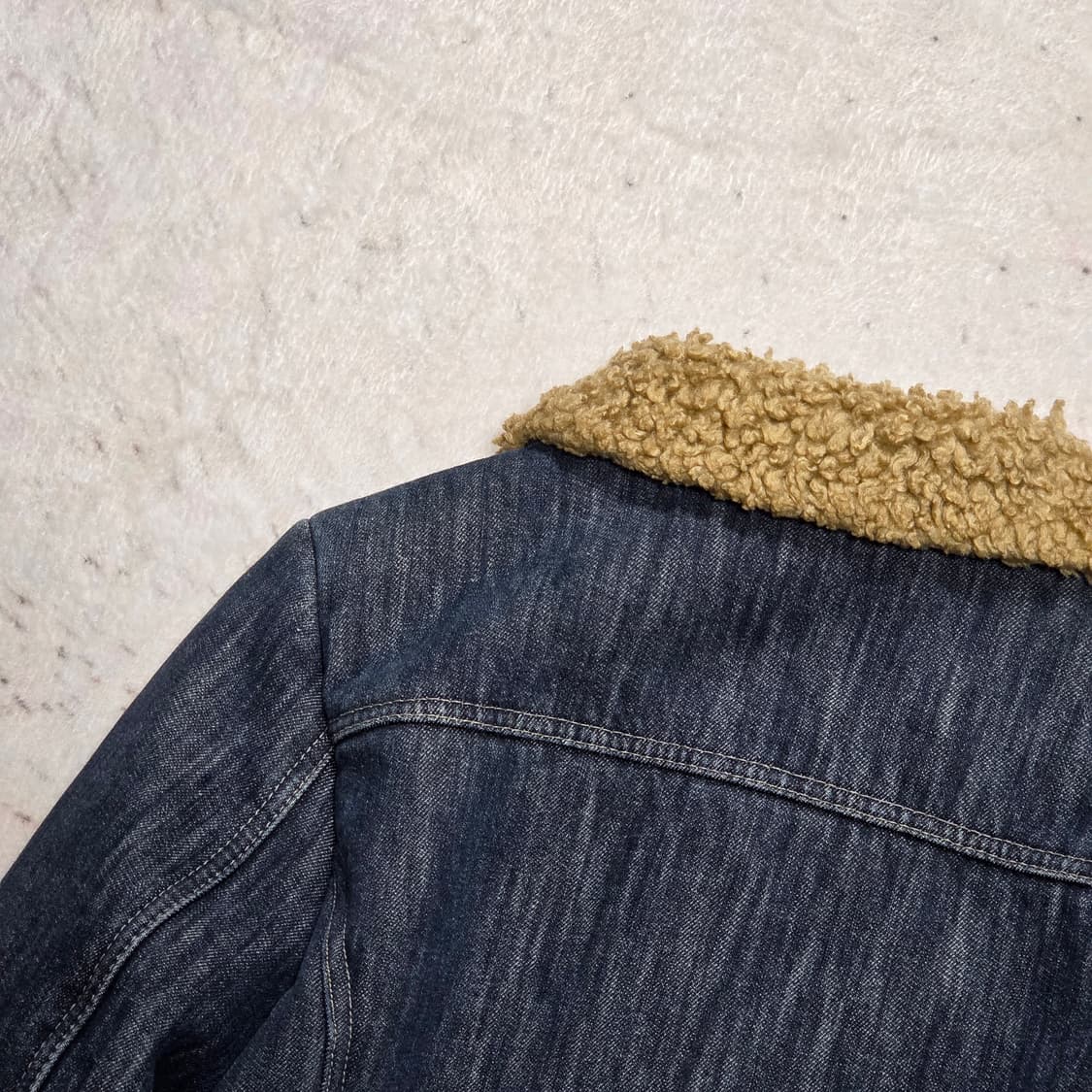 빈티지 데님 쉐르파 자켓 상품이미지5