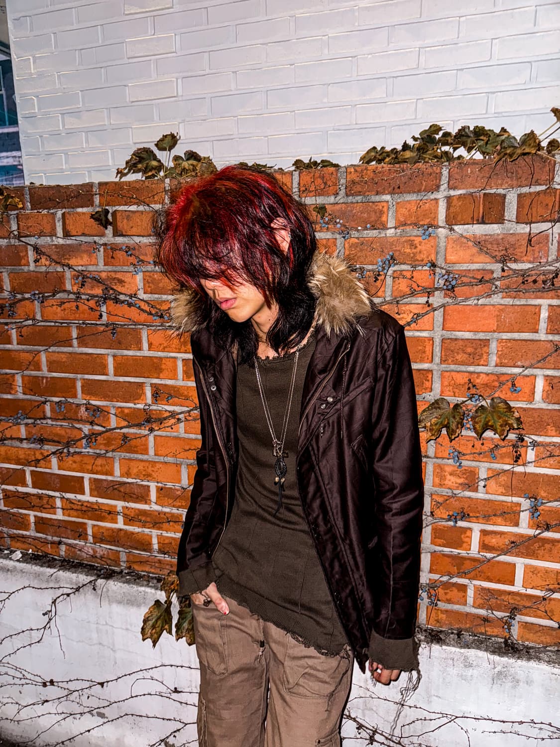MEN’S BIGI – Fur Hooded Coat  상품이미지1
