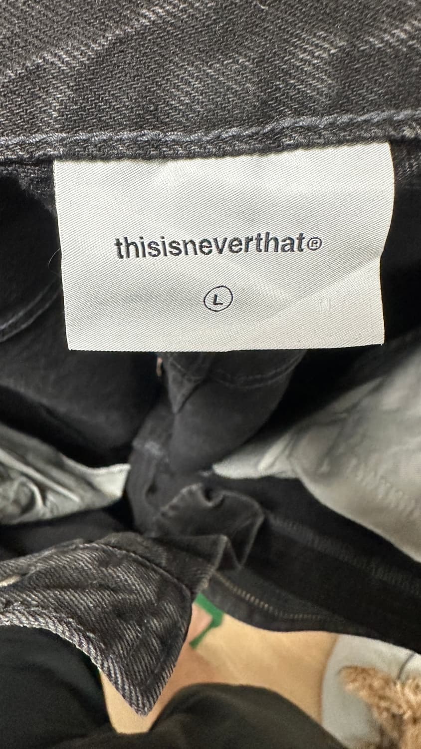 [L] 디스이즈네버댓 릴렉스드 진 블랙  상품이미지5