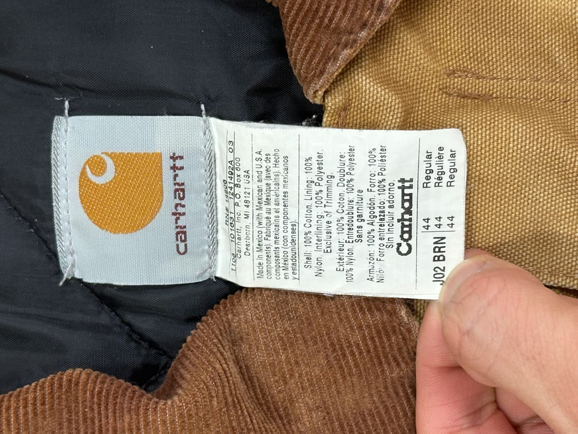 칼하트 j02 BRN (44) 상품이미지4