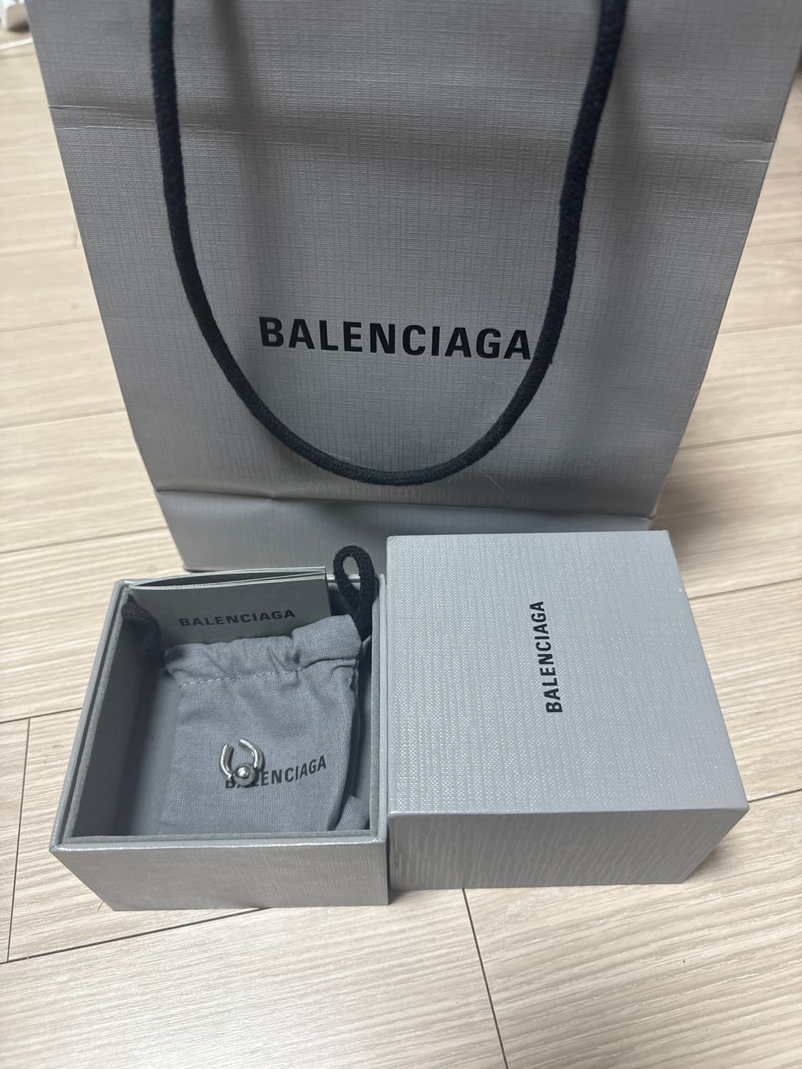 발렌시아가 925실버 코 페이크 피어싱 상품이미지4