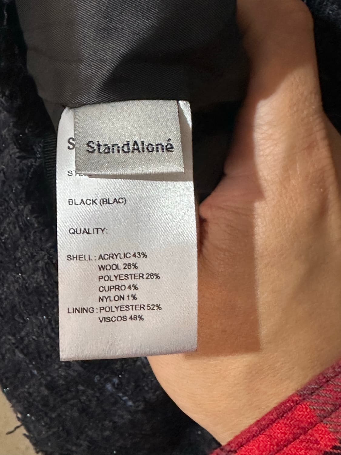 스탠드얼론 트위드 랩 스커트 상품이미지8