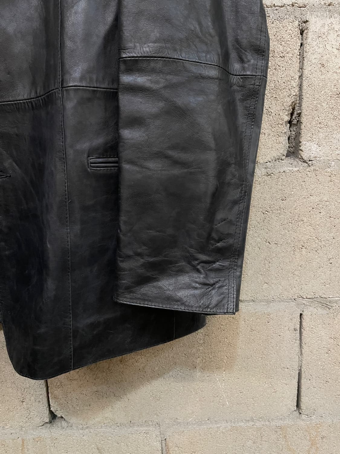 빈티지 아이스버그 레더 블레이저 자켓  상품이미지4