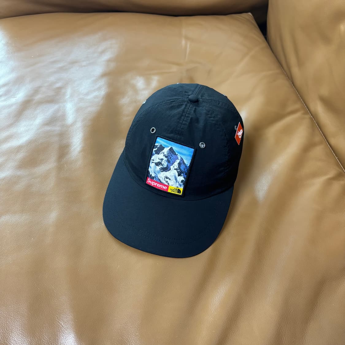 슈프림 노스페이스 6패널 볼캡 모자 설산 블랙 상품이미지1