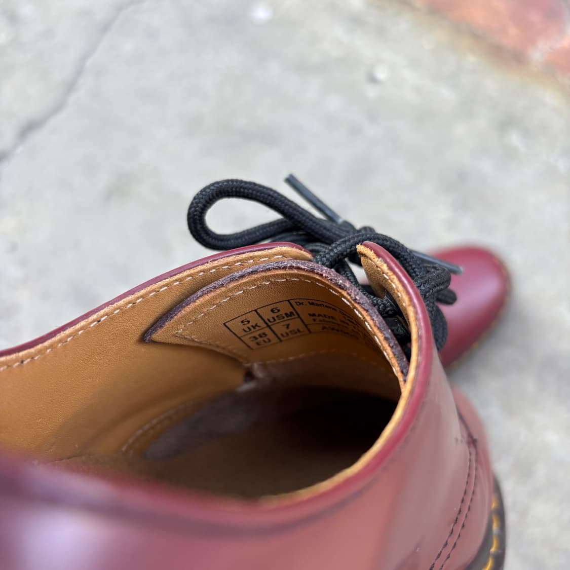 Dr. Martens 닥터마틴 1461 체리레드 로퍼 (240) 상품이미지9