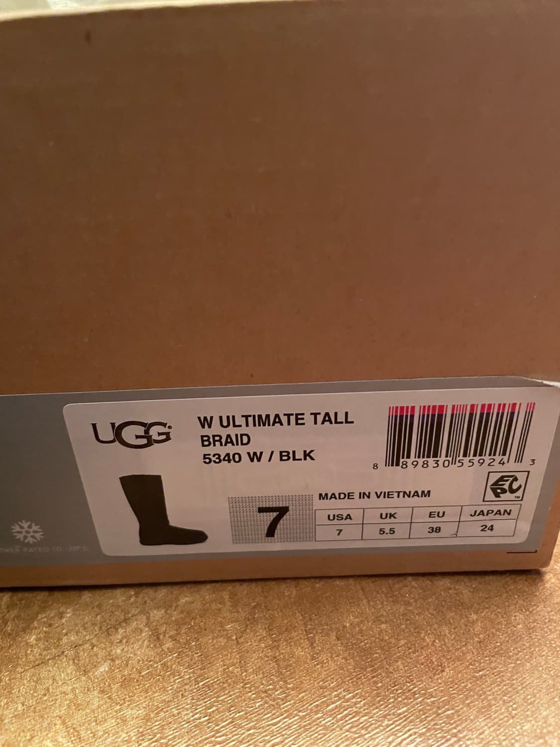 어그 ultimate tall 울트라 톨 블랙 부츠 상품이미지4