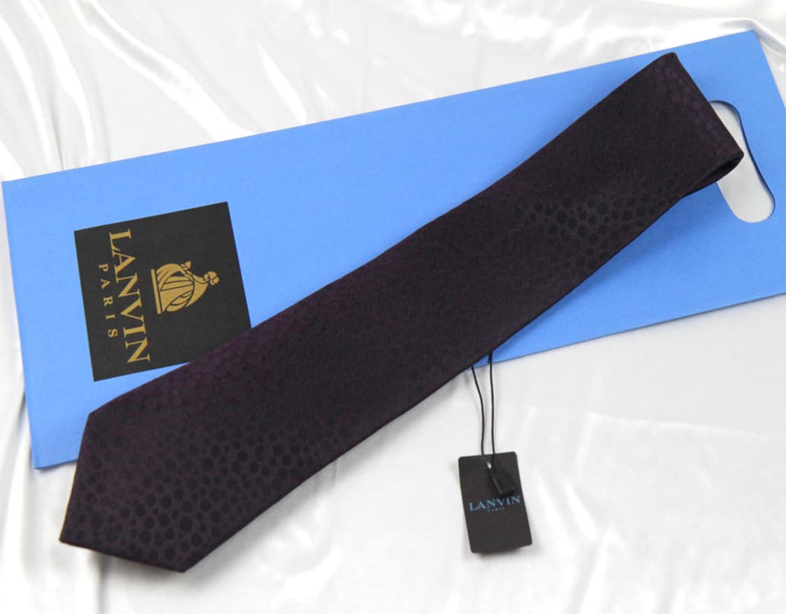 랑방 8cm 미사용 신형 프랑스 남자 명품 넥타이 상품이미지1