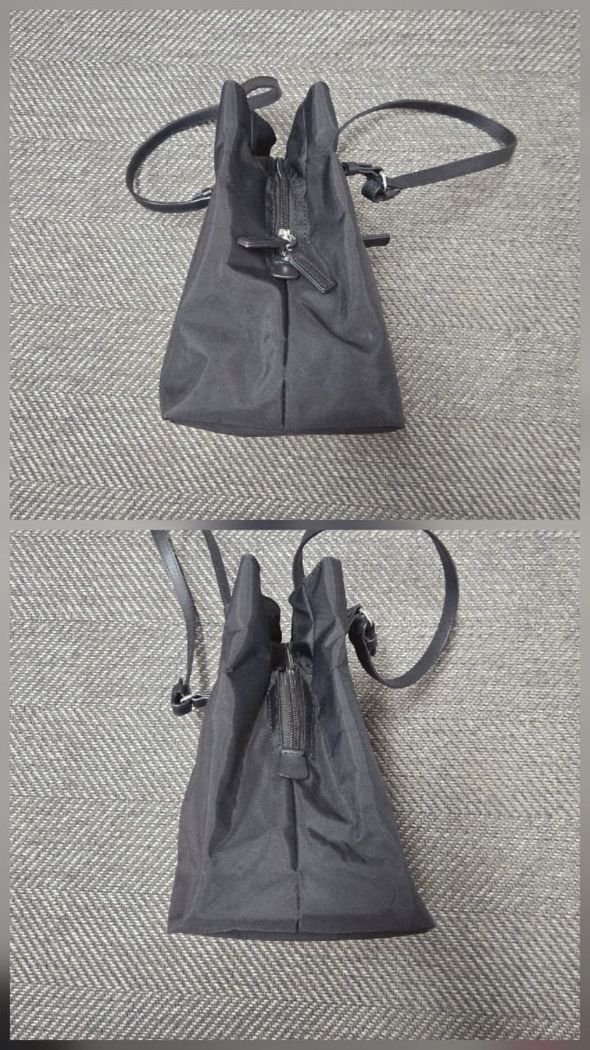 브릭스 X라인 블랙 쇼퍼백 미디움 상품이미지4