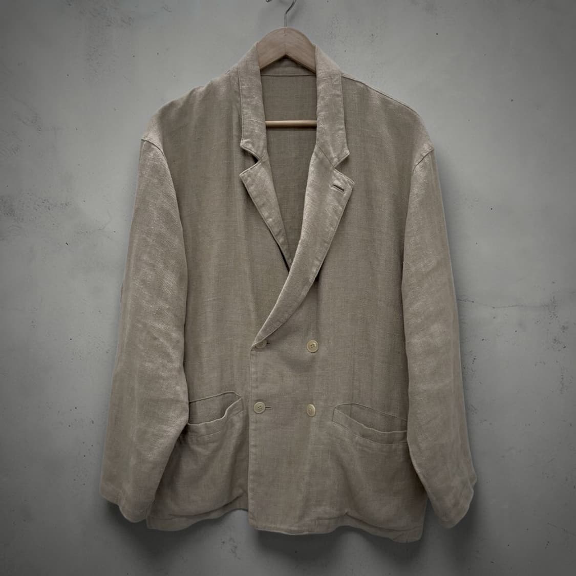 네스트로브컨팩트 린넨 캔버스 자켓 상품이미지3