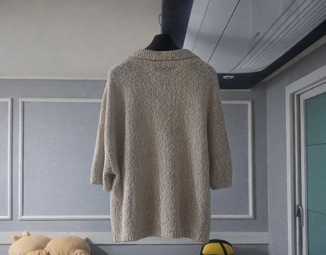 [거의 새것] 이로 (IRO) 니트 카라 반팔 티셔츠 105 상품이미지2