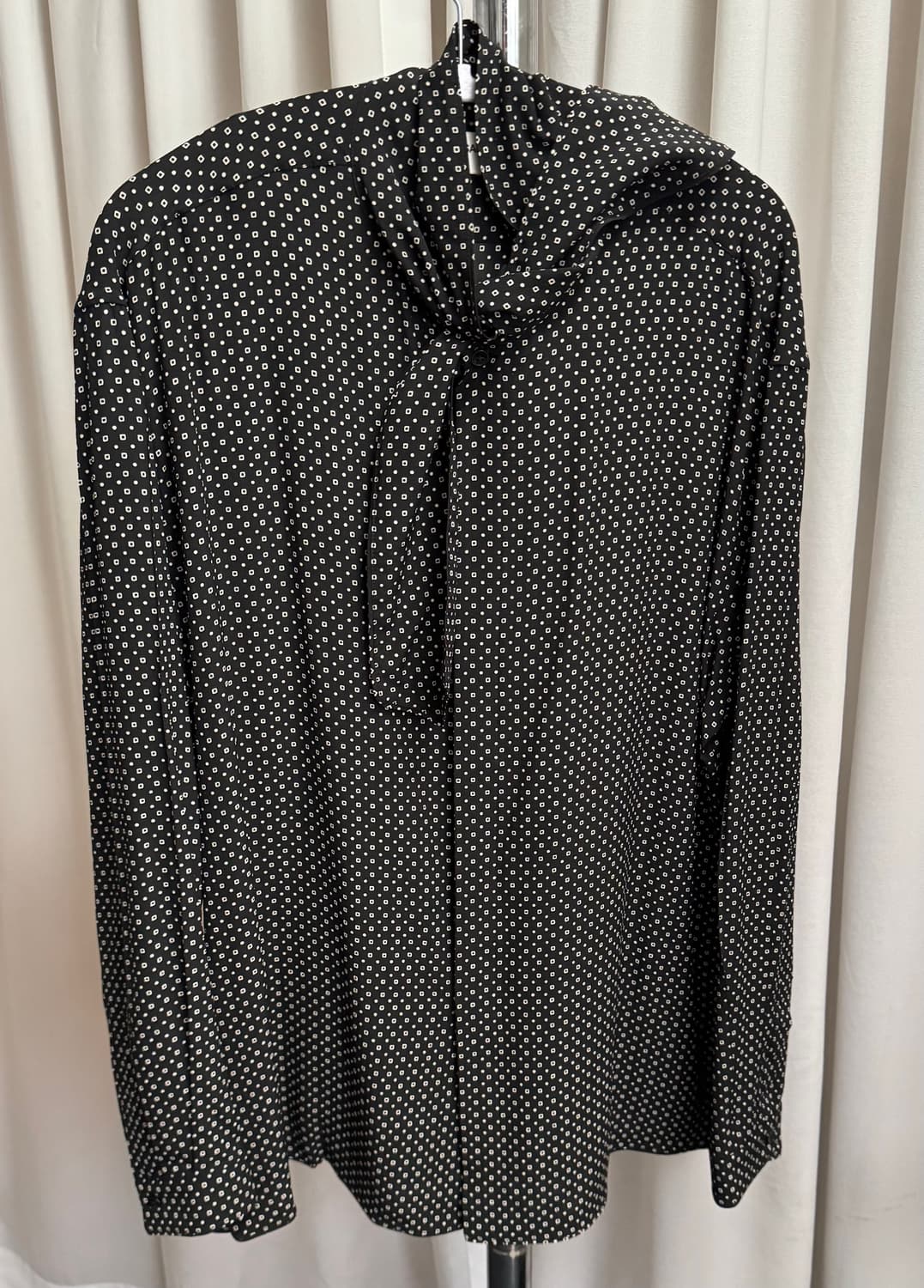 Saint Laurent Polka-dot Print bow  Silk  상품이미지7