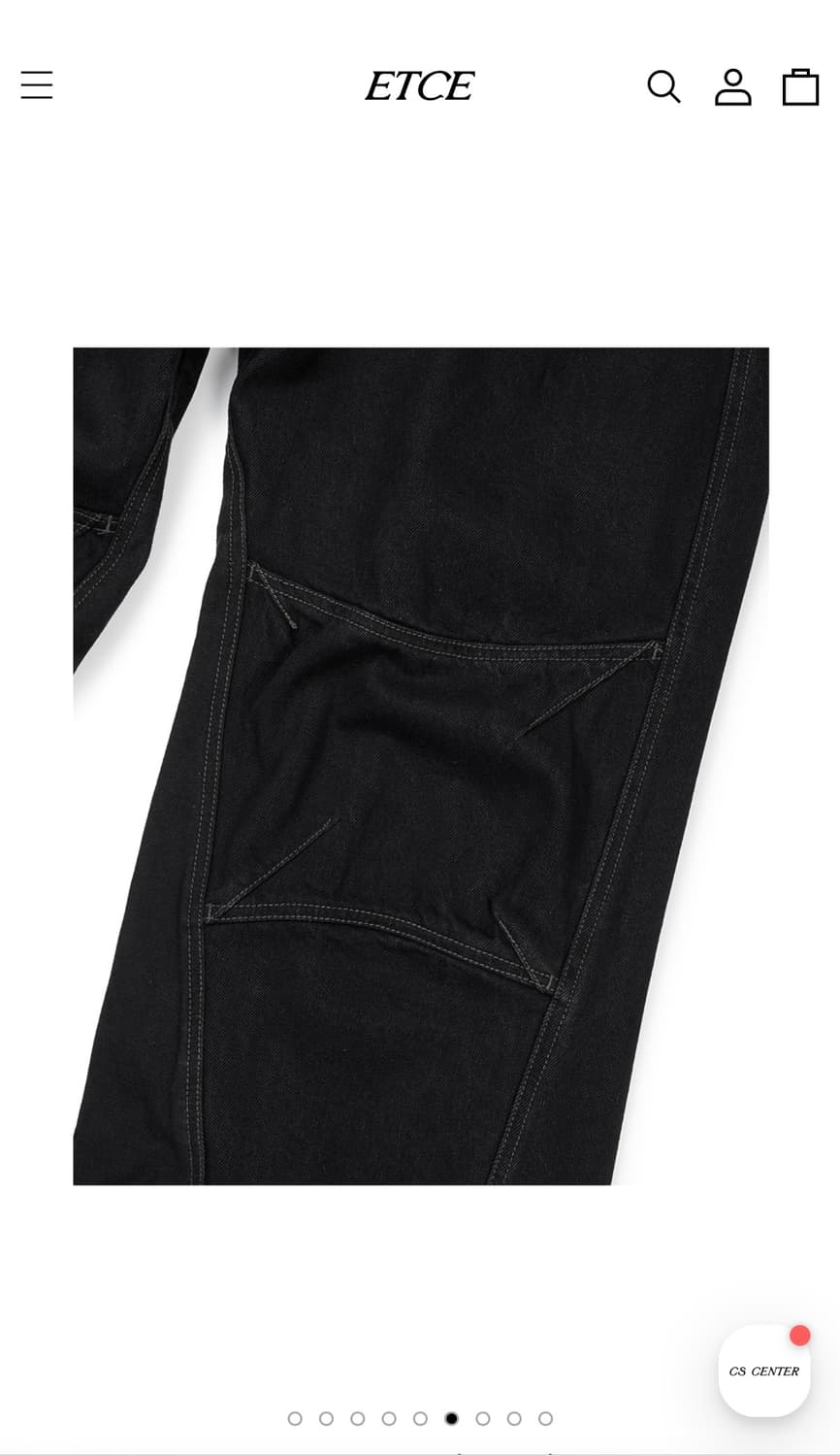 Curved Panel Denim pants 상품이미지3