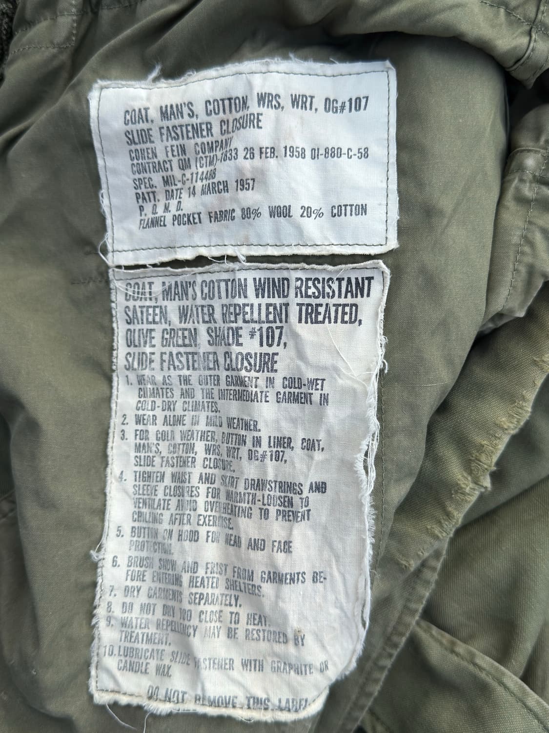50s M-51 필드자켓 (R-M) 상품이미지4
