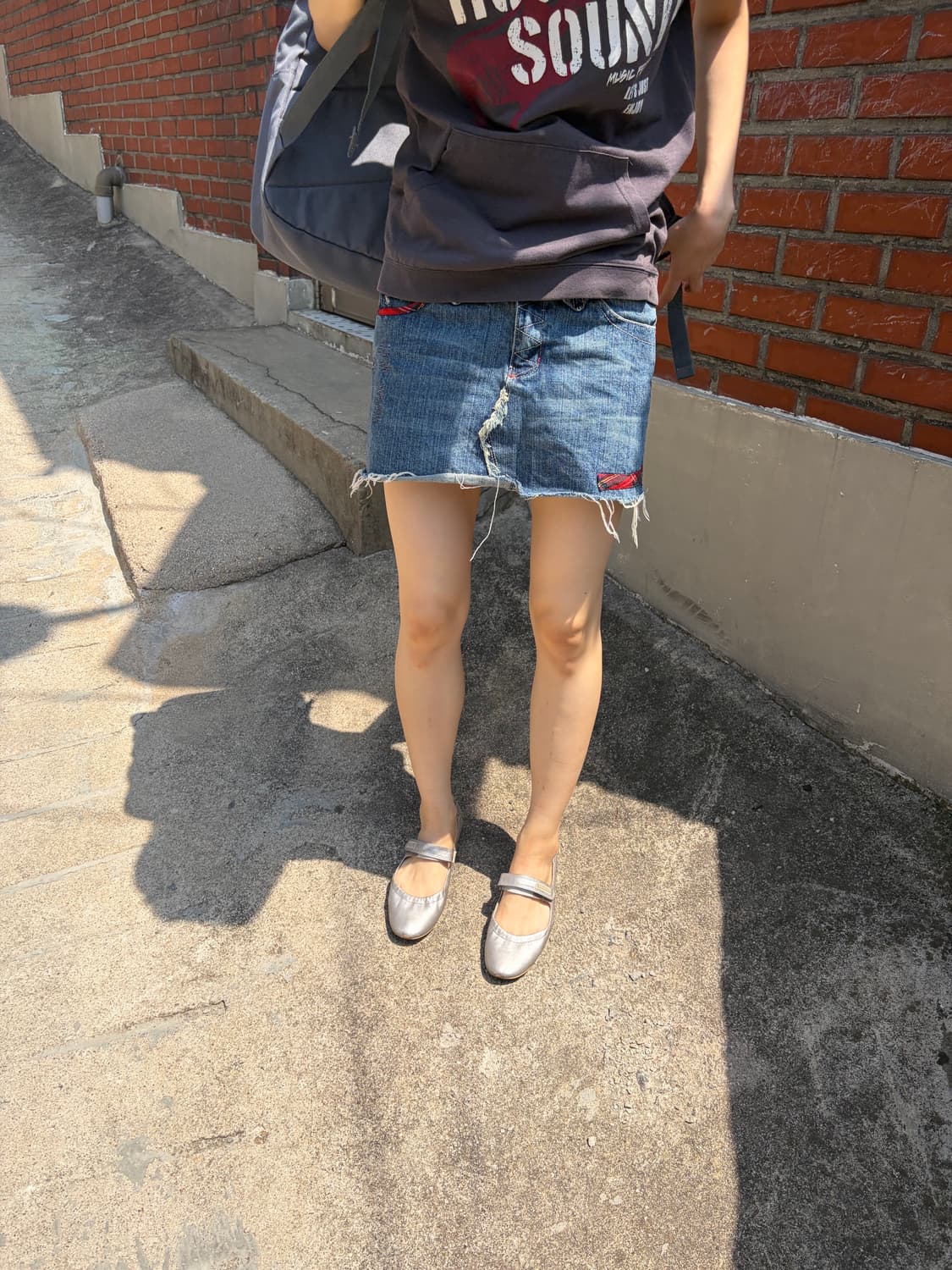 Abercrombie 데님 미니 스커트 상품이미지7