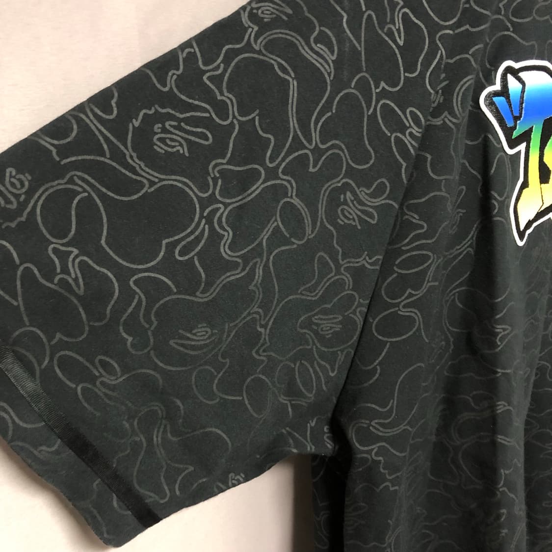 베이프 카모 베이스볼 셔츠 상품이미지6